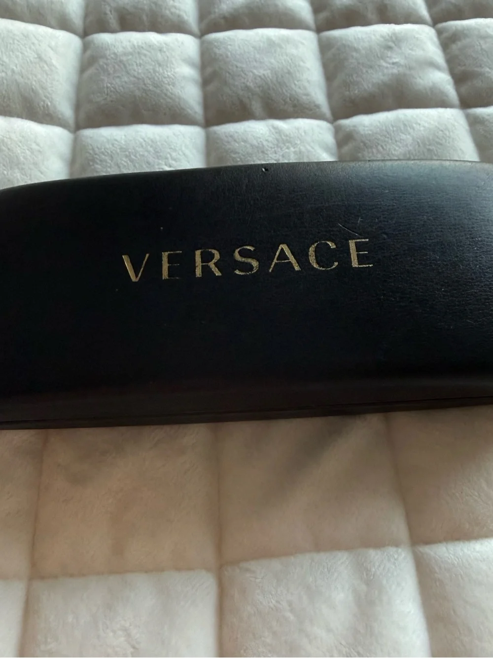 Authentic Versace Black Hardshell Sunglasses Eyeglasses Case Only